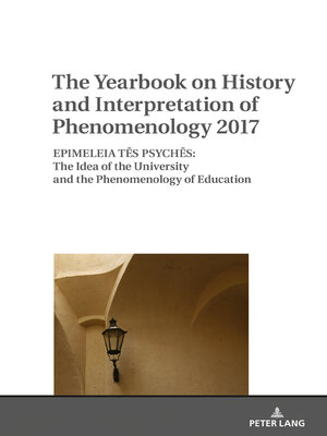 cover image of The Yearbook on History and Interpretation of Phenomenology 2017